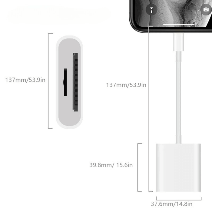 iPhone SD Card Reader | Transfer Photos from Camera to Phone