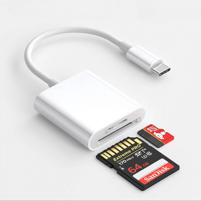 Type C SD Card Reader | Transfer Photos from Camera to Phone